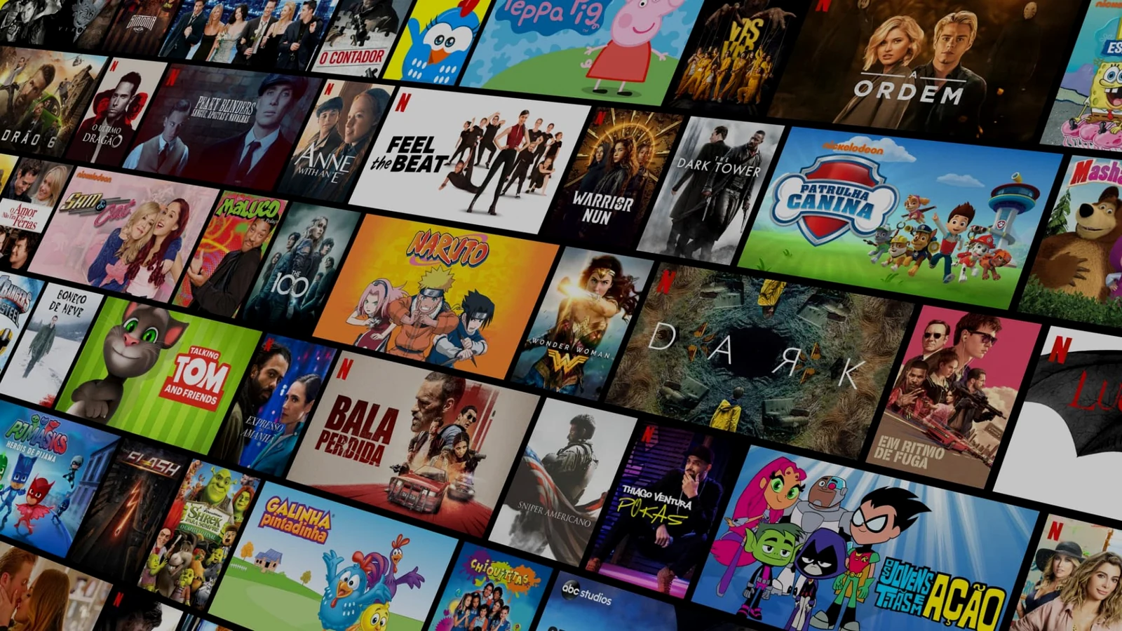 Prévia visual do catálogo DFLIX
